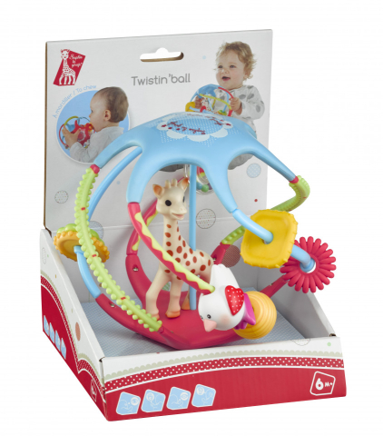 VULLI SAS-Minge Zornaitoare Si De Dentitie Twistin'Ball Girafa Sophie [5]