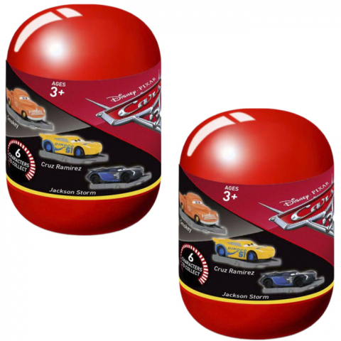 Jucarii 3-5 ani - Cars-Mini-figurina surpriza in capsula, Cars, set 2 buc.