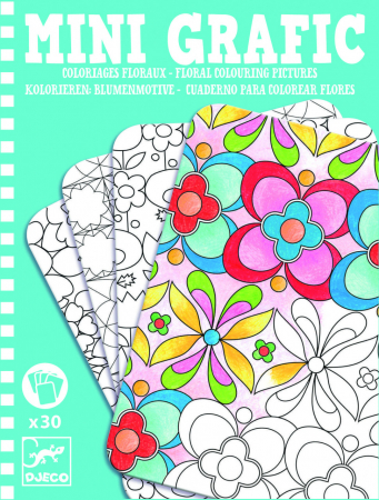 Játékok 6-8 éveseknek - Djeco-Mini grafic Djeco Flori