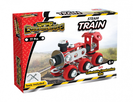 Construct It-Mini Kit STEM Locomotiva cu aburi [1]