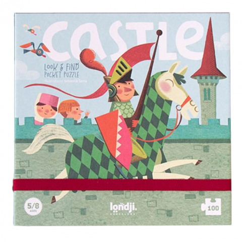 Játékok 3-5 éveseknek - Mini puzzle Castel, Londji