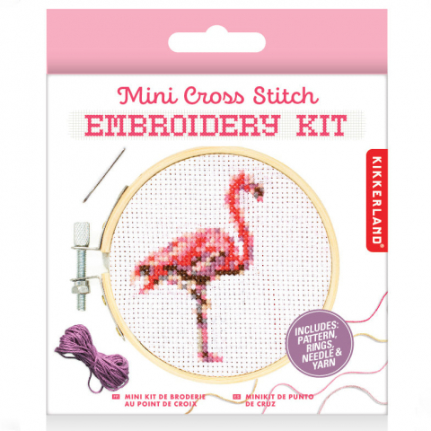 Mini Set de Broderie in Cruciulita – Flamingo [4]