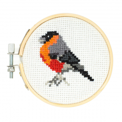 Lucru manual copii - Mini Set de Broderie in Cruciulita - Pasăre