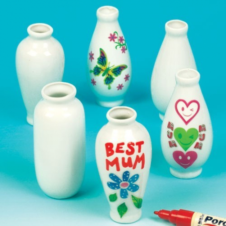 Baker Ross-Minivaze din portelan de decorat - Baker Ross [2]