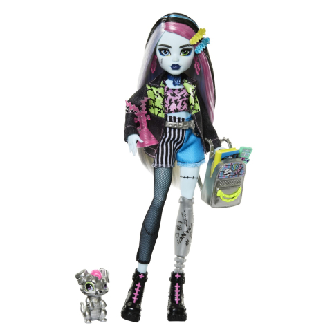 Mattel-Monster High Papusa Frankie Stein Si Animalut Watzie [2]