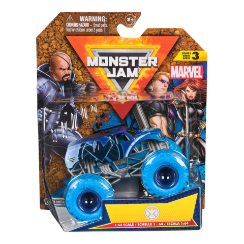 Jucarii sub 50 RON - Spin Master-Monster Jam Marvel Camion Gigant Shield Scara 1 La 64