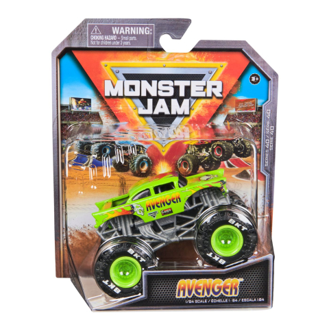 Játékok 50 RON alatt - Monster Jam Masinuta Metalica Avenger Scara 1 La 64