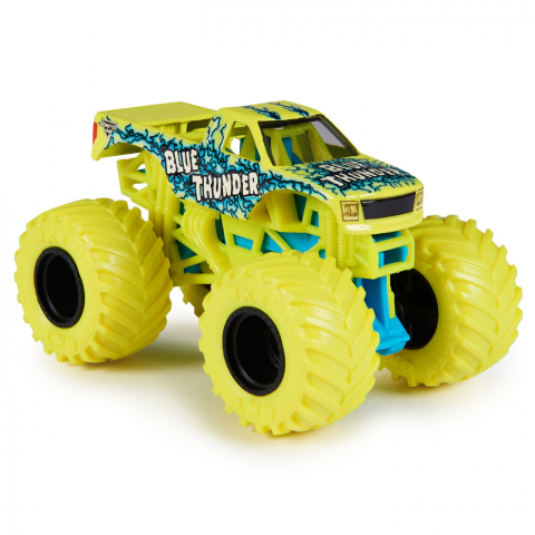 Monster Jam Masinuta Metalica Blue Thunder Scara 1 La 64 [2]