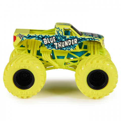 Monster Jam Masinuta Metalica Blue Thunder Scara 1 La 64 [1]
