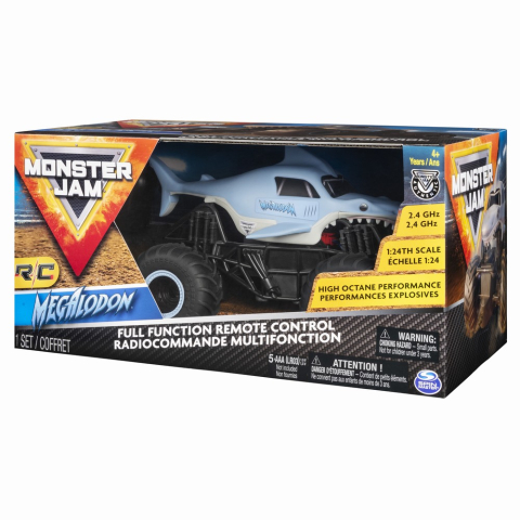 Jucarii educative - Spin Master-Monster Jam Masinuta Rc Megalodon 1:24