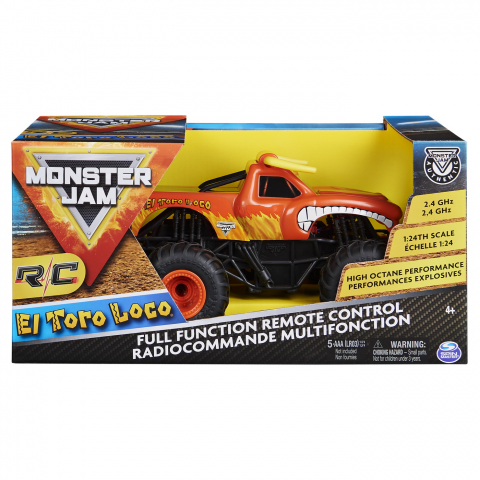 Játékok 3-5 éveseknek - Monster Jam Rc Masinuta El Toro Loco Scara 1:24