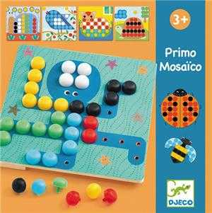 Forme si sortare - Djeco-Mosaic-primo-Joc-cu-pioneze