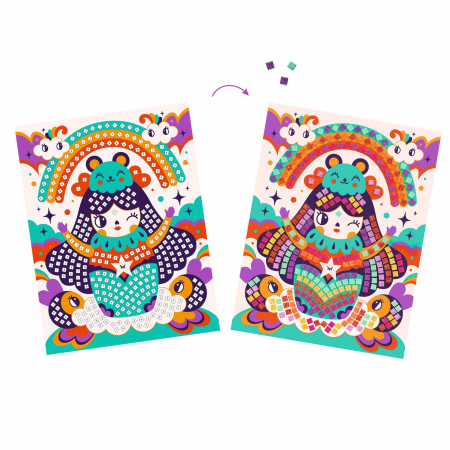 Djeco Mozaic Djeco Kokeshis [2]