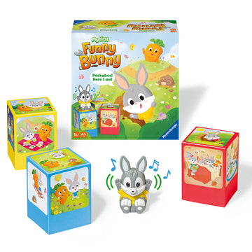 Játékok 1-3 éveseknek - My first Funny Bunny Ravensburger, joc de societate pentru copii de la 18 luni