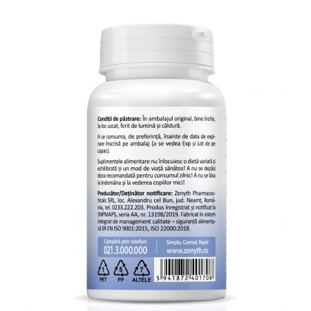 Myo-Inositol + Selenium, 30 capsule vegetale, Zenyth [2]