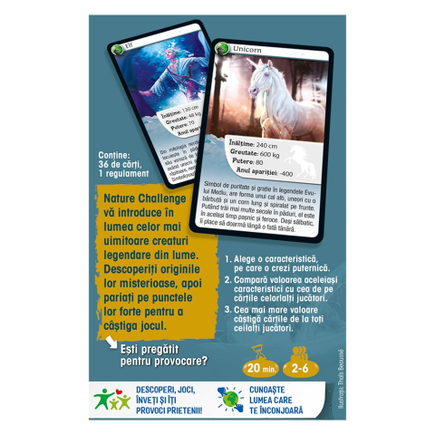 Jucarii educative - Bioviva-Nature Challenge: Creaturi legendare