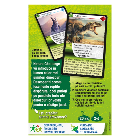 Jucarii educative - Bioviva-Nature Challenge: Dinozauri