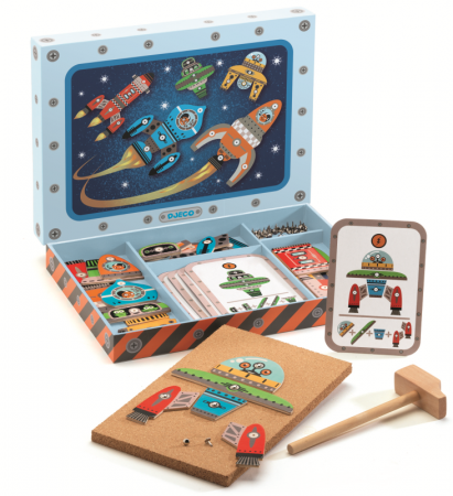 Materiale gradinita - Djeco-Nave-spatiale-de-asamblat-Tap-Tap