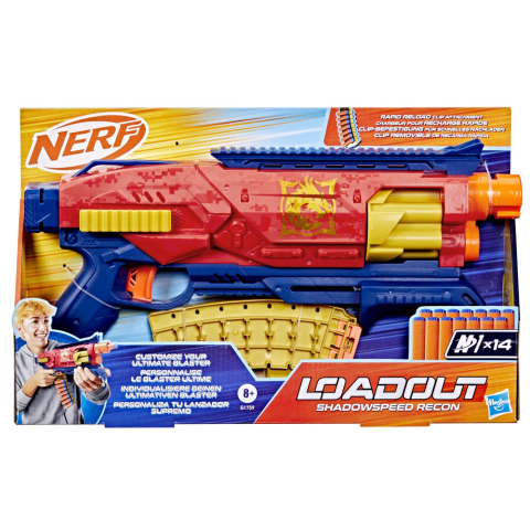 Jucarii educative - Hasbro-Nerf Blaster Loadout Shadowspeed Recon