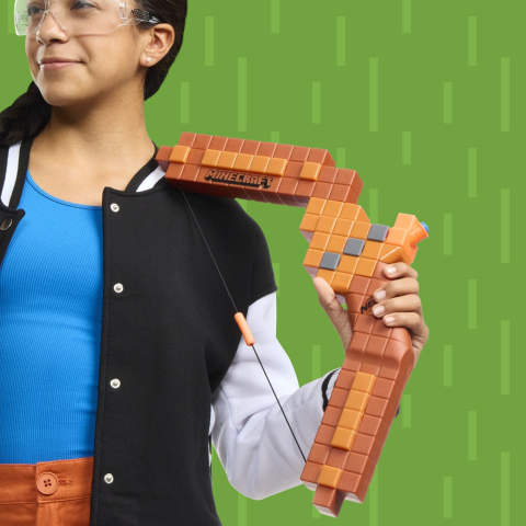 Nerf Minecraft Arc – Blaster Tematic Minecraft, Acțiune cu Săgeată pentru Copii [2]