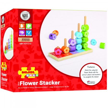 Toate jucariile - BigJigs-Numaratoarea-florilor