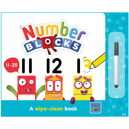 Válogatott könyvek - Learning Resources Numberblocks - Carticica Scriu si sterg Numberblocks 11-20