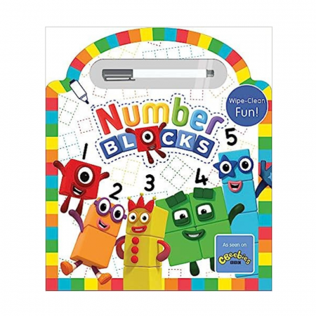 Cadouri botez - Learning Resources Numberblocks - Carticica Scriu si sterg Numberblocks 123