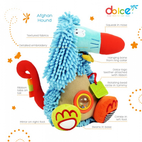 Jucarii 1-3 ani - Dolce-Ogar, jucarie interactiva cu activități, Dolce
