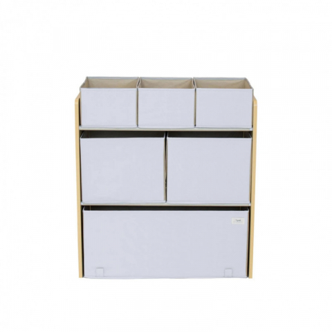 Organizator din material reciclat pentru jucarii, Gri, 3 Sprouts [1]