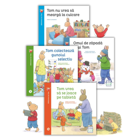 Jucarii educative - Editura Casa-Pachet biblioteca lui Tom