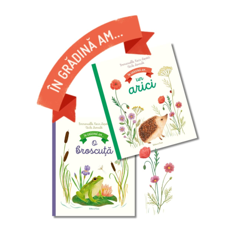 Jucarii educative - Editura Casa-Pachet in gradina am... - 2 titluri - Emanuelle Kecir-Lepetit