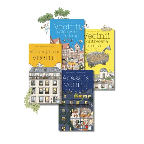 Oktató játékok - Pachet Minunatii mei vecini - 4 volume - Helène Lasserre