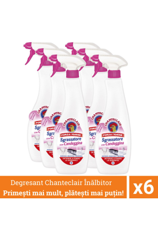 Tisztítószerek - Pachet promo 6 x Chanteclair Degresant Universal cu Inalbitor, Candeggina, Clor, Spray, 600 ml
