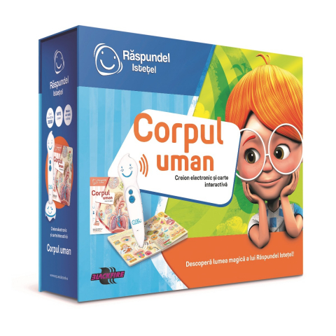 Kísérleti készletek gyerekeknek - Pachet Raspundel Istetel, creion si carte Corpul uman
