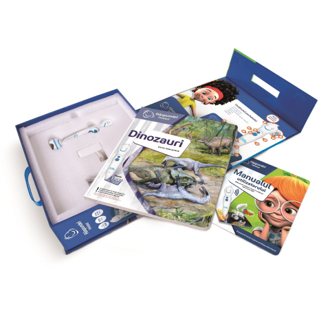 Pachet Raspundel Istetel, creion si carte Dinozauri [1]
