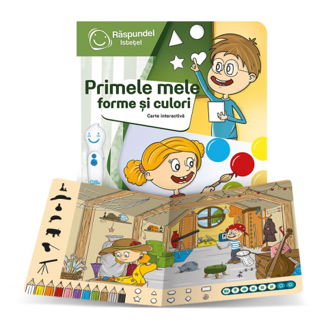 Raspundel Istetel-Pachet Raspundel Istetel, creion si carte Primele mele forme si culori [3]