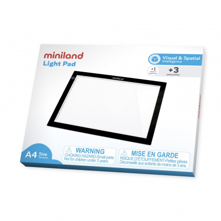 Jucarii +3 Ani - Miniland-Panou-luminos-A4-pentru-activitati-educationale