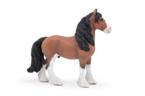 Játékok 3-5 éveseknek - Papo Figurina Cal Clydesdale