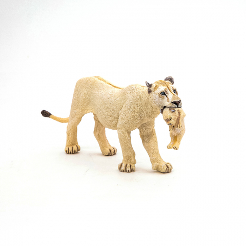 Papo Figurina Leoaica Alba Cu Pui [4]
