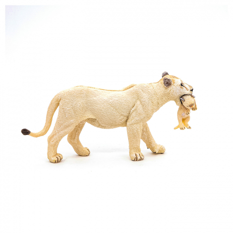 Papo Figurina Leoaica Alba Cu Pui [1]