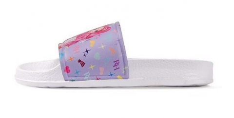 Anya és gyerek - Papuci Perletti Rainbow High, pentru fete, PVC, marime 31, lila si alb