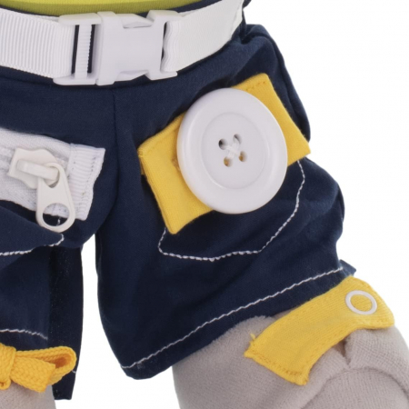 Miniland Papusa baietel caucazian - Invat sa ma imbrac singur [3]