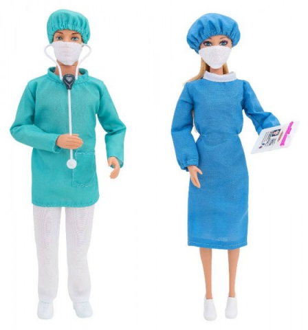 Játékok 50 RON alatt - Papusa doctor cu masca de protectie Globo