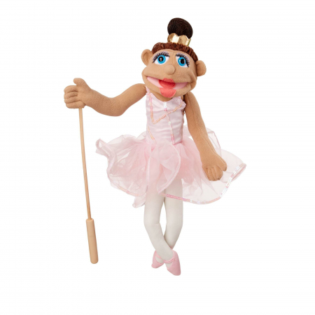 Jocuri si Jucarii Educative - Melissa & Doug Papusa mare de mana Balerina