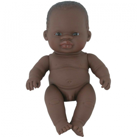 Toate jucariile - Miniland-Papusa-vinil-21-cm-Baiat-african-Miniland