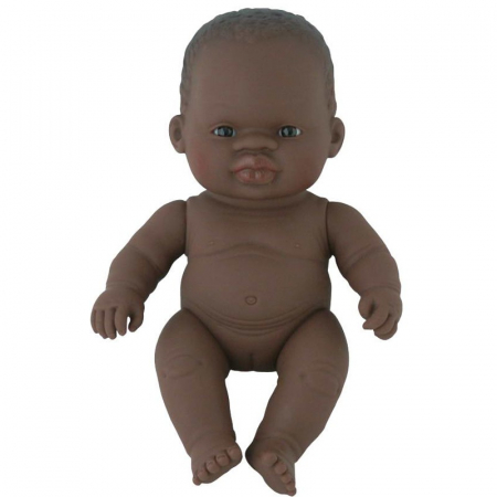 Cadouri botez - Miniland Papusa vinil 21 cm Fetita africana Miniland