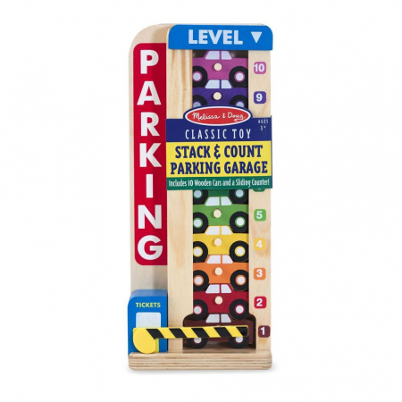 Jucarii educative - Melissa-Doug-Parcare-cu-numere