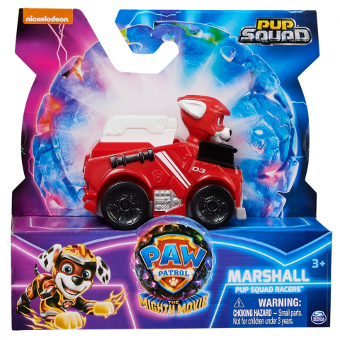 Játékok 50 RON alatt - Patrula Catelusilor Pup Squad Racers Vehicul Metalic Marshall Scara 1:55