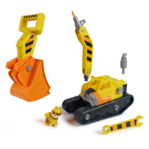 Patrula Catelusilor Rubble Si Echipa Vehicul Buldozer Multifunctional 2 In 1 [2]