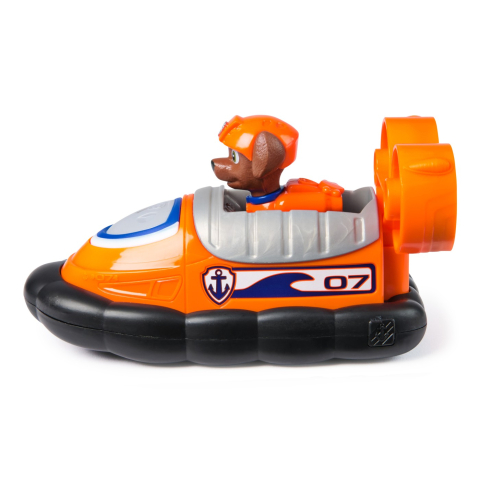 Patrula Catelusilor Set Vehicul De Baza Hovercraft Si Figurina Zuma [7]